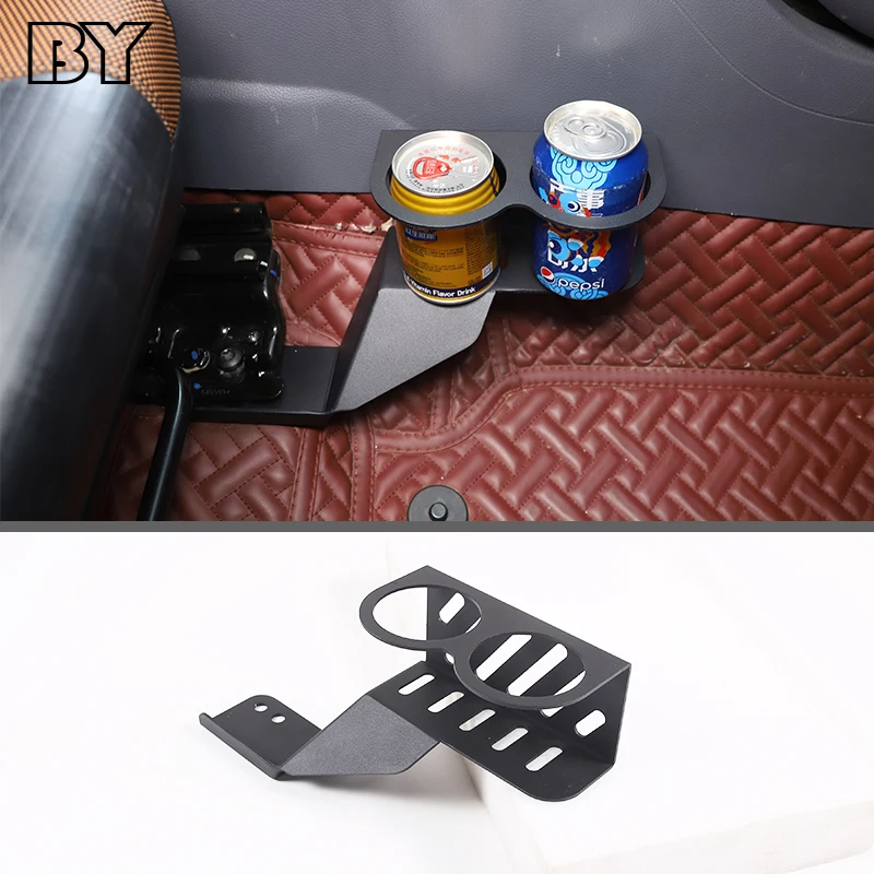 

For Ford Ranger 2015-2021 Car Cup Holder Tray Passenger Seat Cup Holder Aluminum Alloy Car Accessories