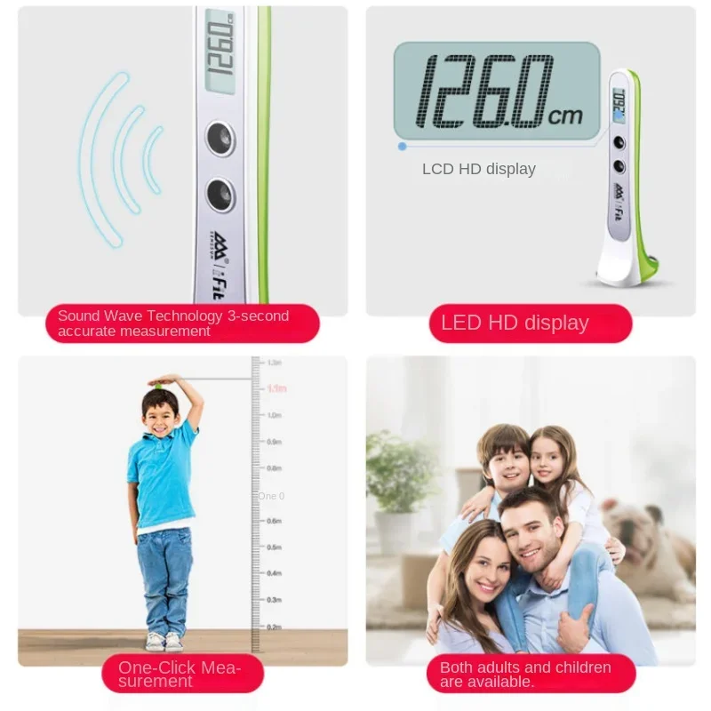 Children's Accurate Height Measuring Instrument Electronic Ultrasound Scales Household Wireless Height Professional Scale