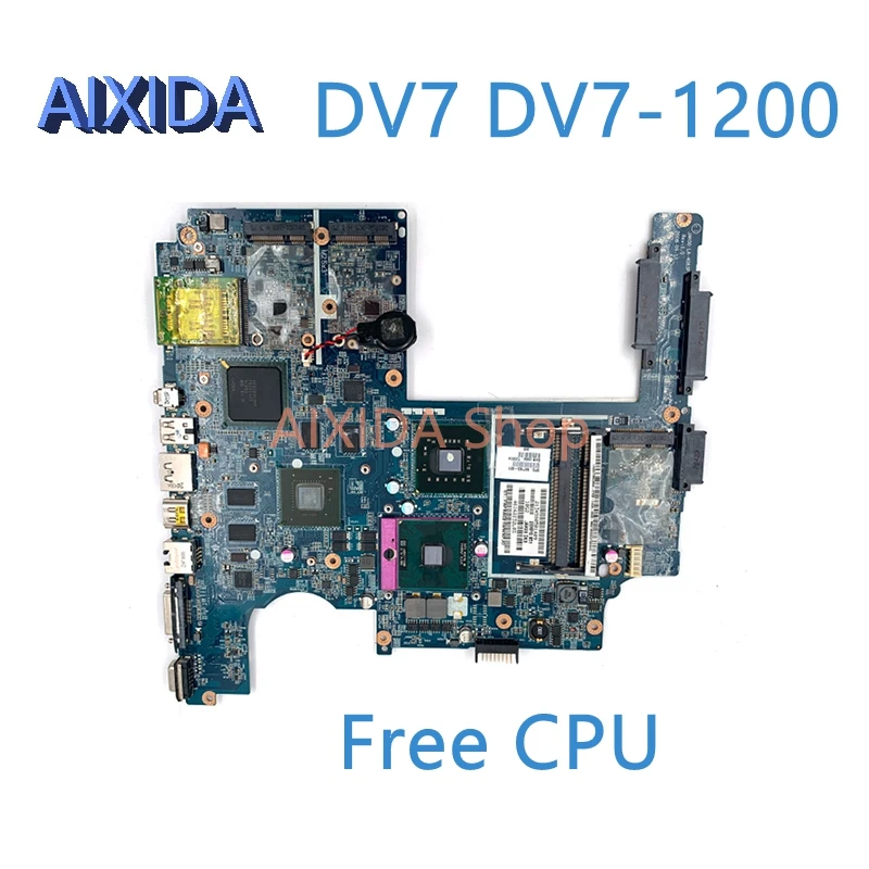 

AIXIDA JAK00 LA-4083P 507169-001 Main board For HP Pavilion DV7 DV7-1200 Laptop Motherboard PM45 DDR2 9600M GPU Free CPU tested