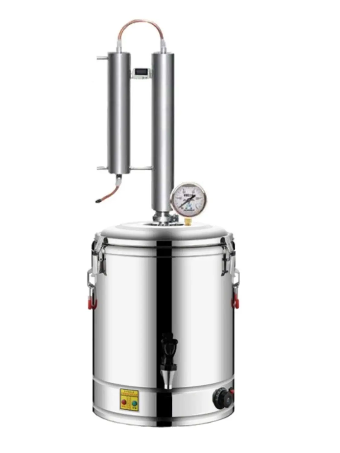 30/50L Alcohol Whisky Moonshine Still Small Wine Steamer Pure Dew Distillation Machine Small Household Essential Oil Extractor 2