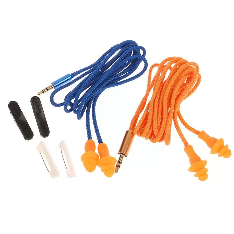 Bouchons d'oreille antibruit en aluminium pour protection auditive industrielle, sur fond neutre.