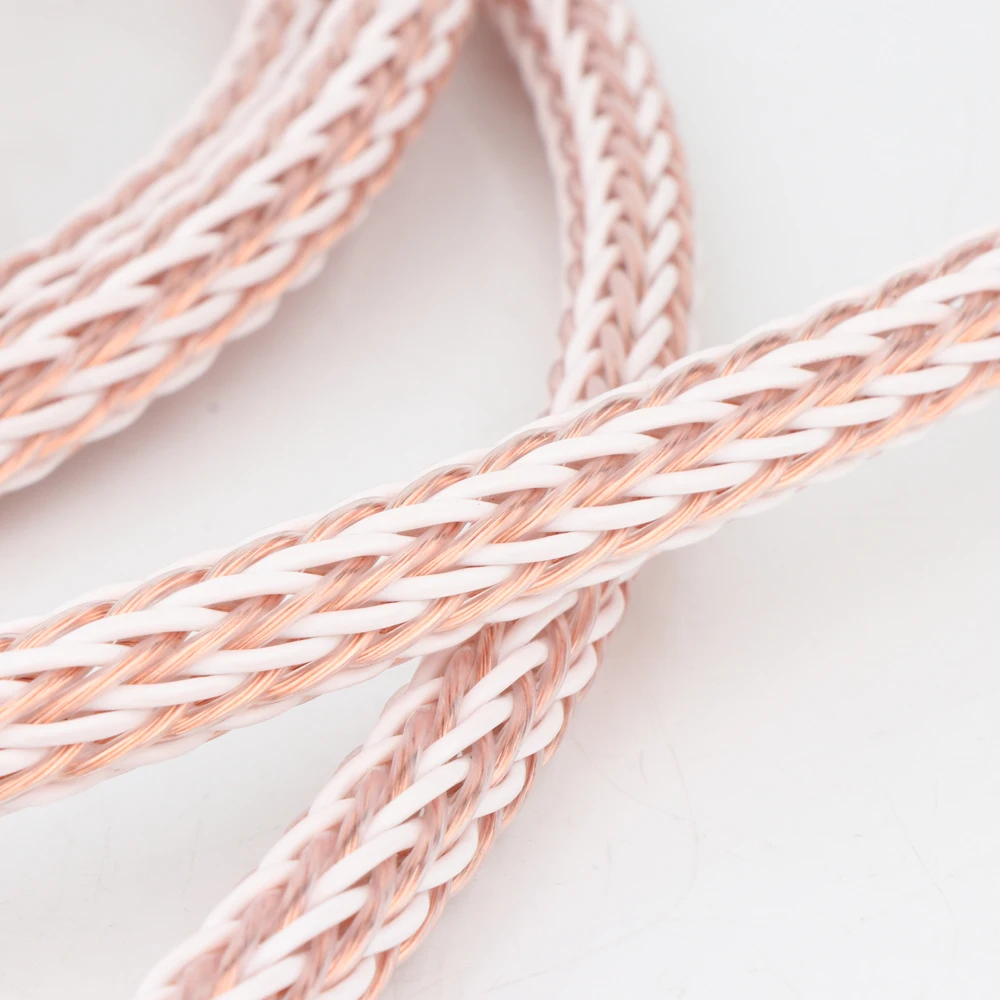 HiFi12TC24coresHighPurityOCCSpeakerCablepowercordfor