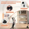 Cat Toys Cat Teaser Stick With Bell Extended Rod Suction Cup Self High And Durable Bite Teaser Tool Replaceable Feather Head 4