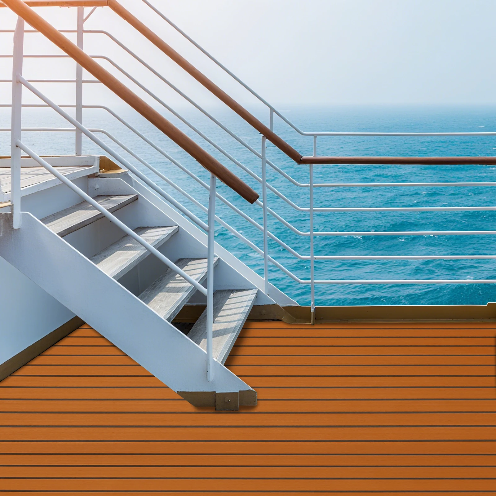Selbstklebende Kunstteak-Bootsdeckbeläge EVA-Schaum Boot Yacht Bodenbelag Matte Deckteppich – Detail 15