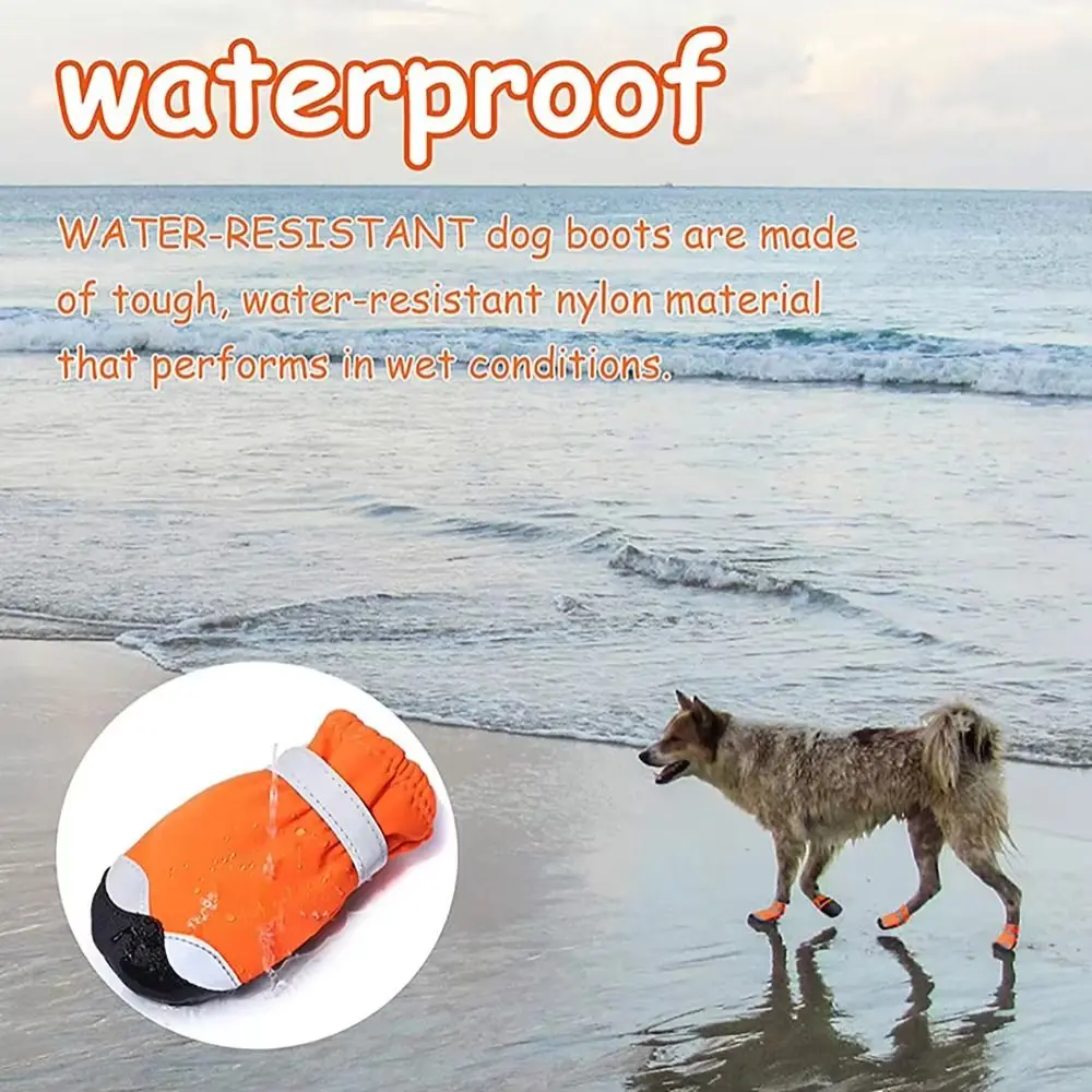 Waterproof Reflective Dog Boots 5