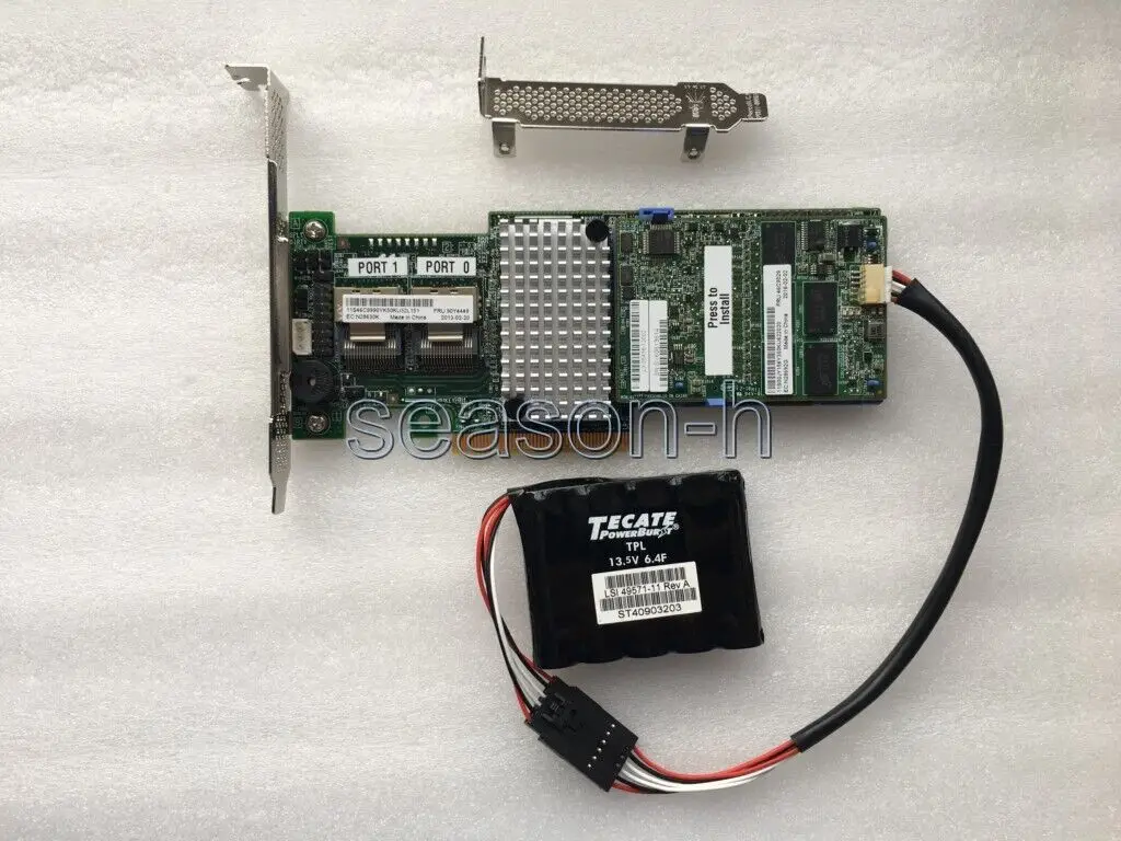 Pci-e Sassata 1gb Cache Controlador Raid Mais Bbu09 Supercap M5110 8-porto 6gb