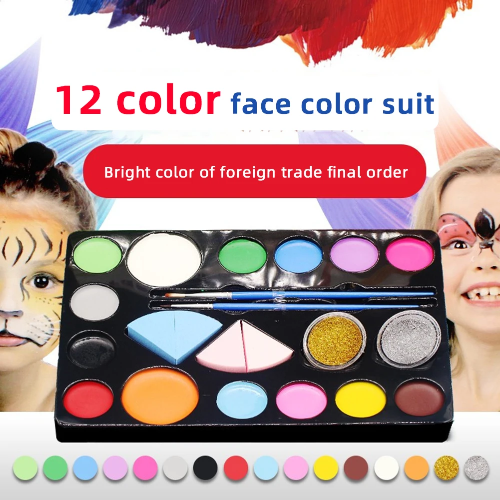 

14 Colors Face Body Painting Pigments Makeup Painting Pigments For Kids Adults Cosplay tamiya painting tools cute