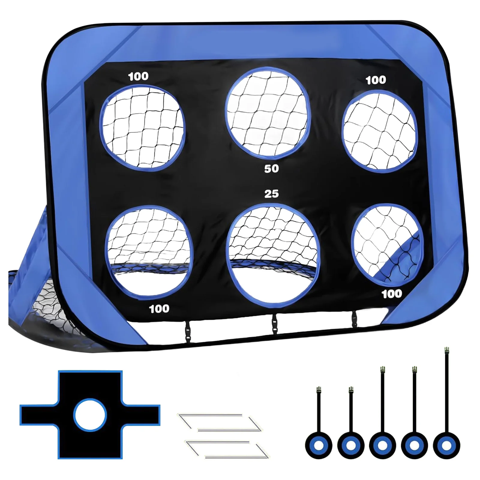 Soccer Goal Net Kid Soccer Goals Kids Toy Portable Football Goal Games Playground Soccer Goals Backyard Kids 8-12 Training Equipment