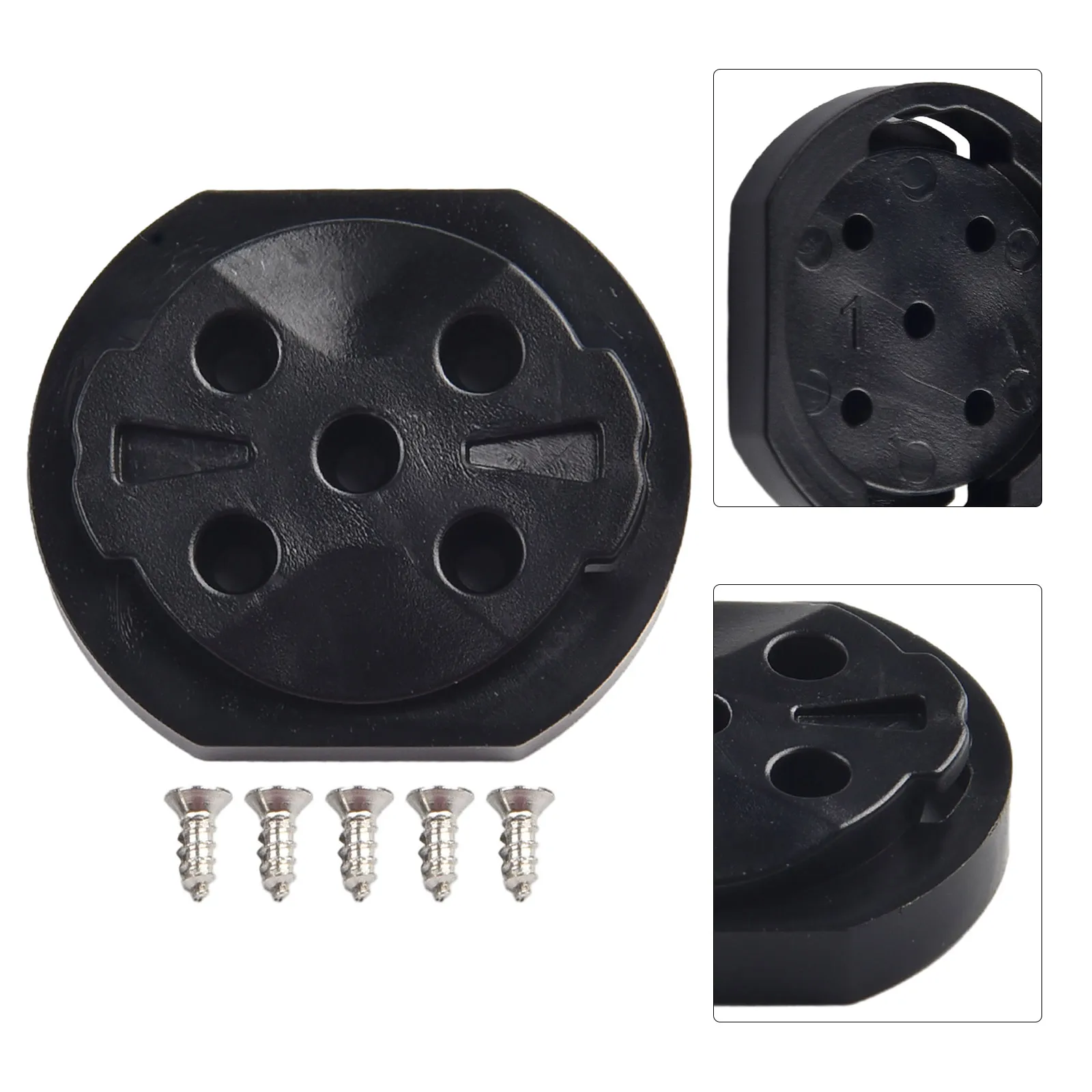 Description Picture 3 of itemBicycle Mount Bike Bicycle Computer Bracket Fixed Base Male Seat Repair Parts For Garmin Replacement Black Have 2 Choices