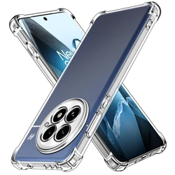 Transparent Protective Shock - Resistant Bumper Case with Soft TPU Clear Silicone - OnePlus 12 (Transparent)