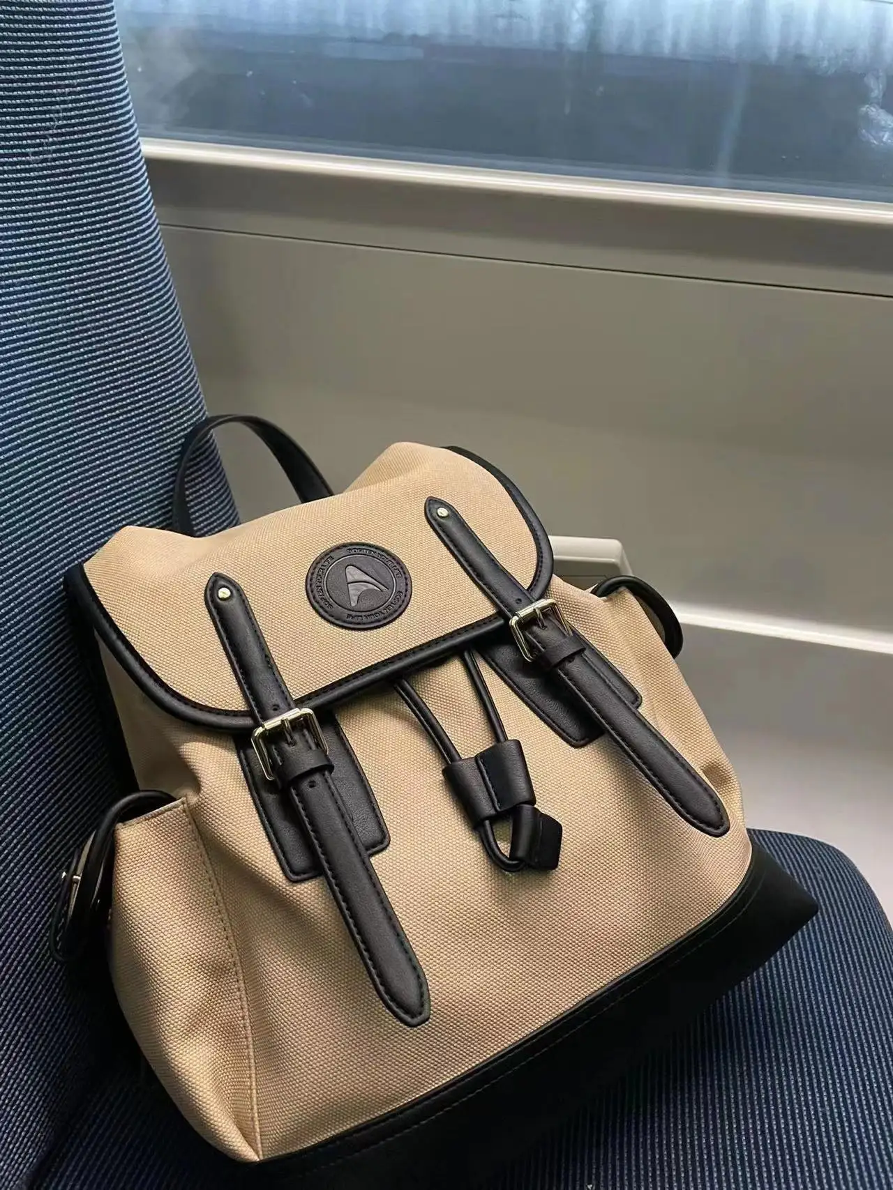 2023 Large Capacity Canvas Backpack One Shoulder Cross Shoulder Backpack for Women Fashion Anti-Theft Travel School Bag