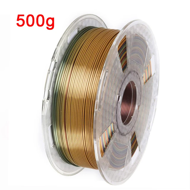 Silk PLA Rainbow 3d Printer Filament 1.75mm  Silky Rich Luster 3D PenPrinting Materials Like Multicolor Ramdon Print Material best plastic for 3d printing 3D Printing Materials