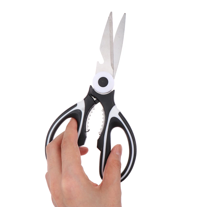 1PC Multi Functional Stainless Steel Household Kitchen Scissors For Cutting Vegetables, Chicken Bones, Fish, And Other Tools