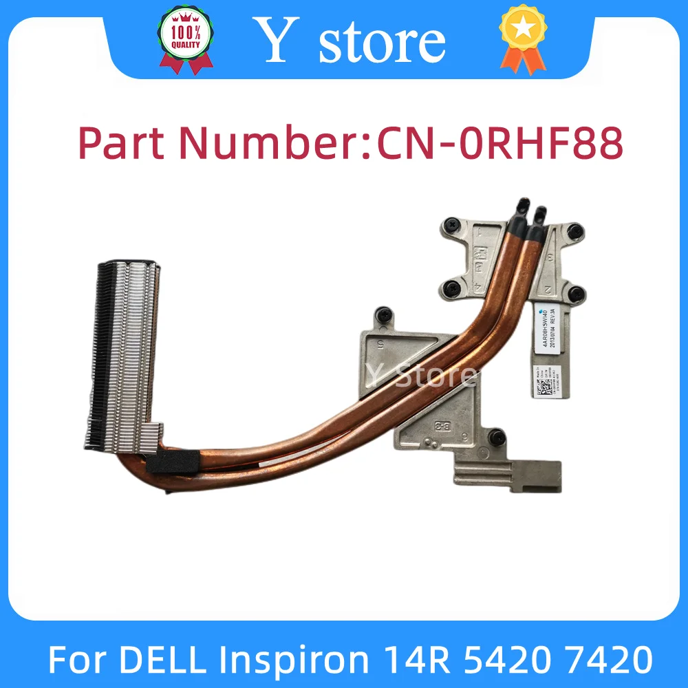 

Y Store NEW Original Heatsink For Dell Inspiron 14R 5420 7420 Thermal Module 0RHF88 RHF88 CN-0RHF88 Fast Ship