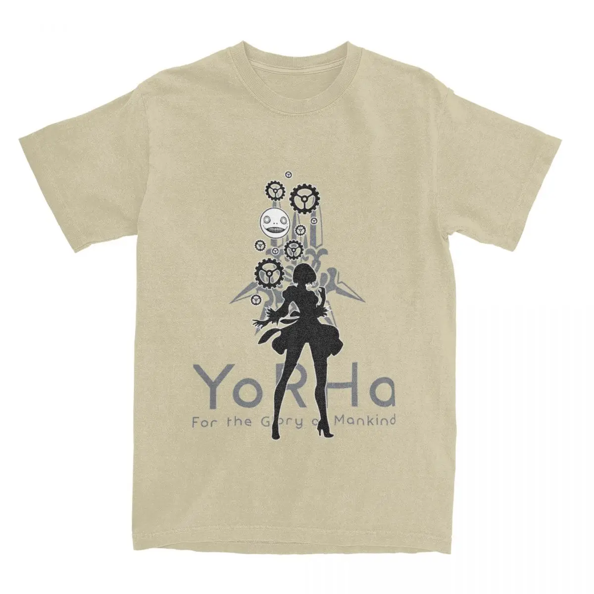NieR:Automata 2B Hook-Ups風 Tシャツ Nier Automata 2B YoRHa New Unisex Shirt,Girl, t-shirt Waifu