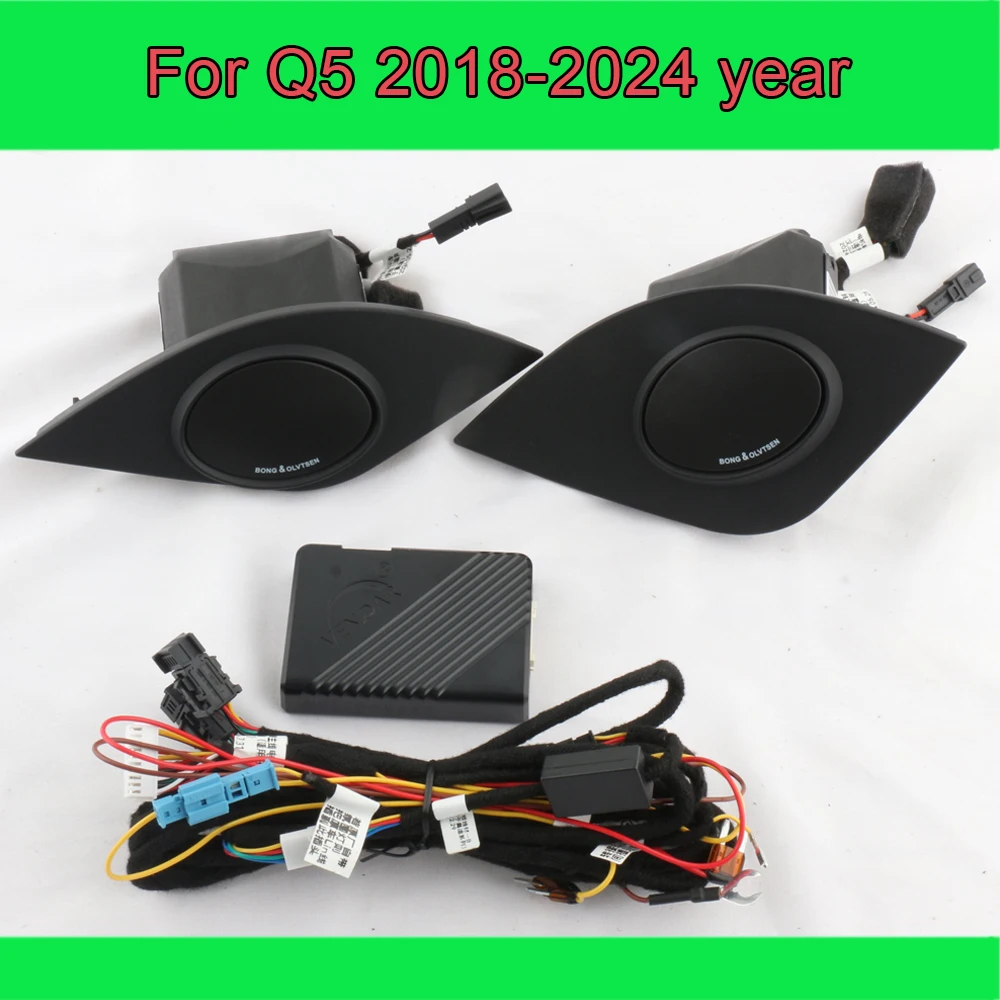 Retractable Car Tweeter Speaker with 32 Color LED for Audi A4 A5 A6 Auto Sound S