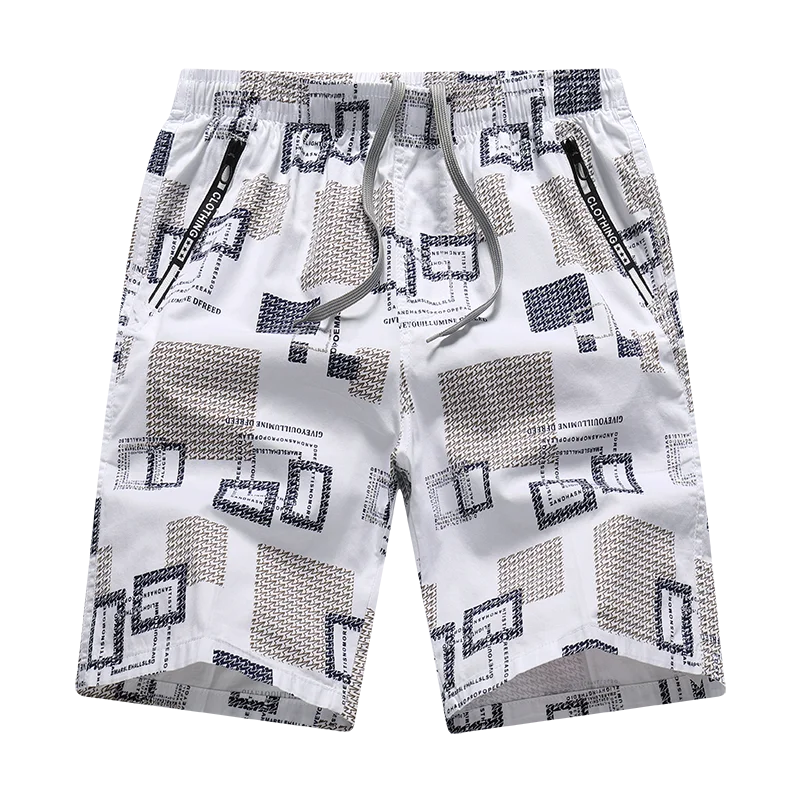 Men's Summer Plaid Solid Elastic High Waisted Bandage Pockets Zipper Casual Workwear Sports Trousers Vintage Office Lady Shorts