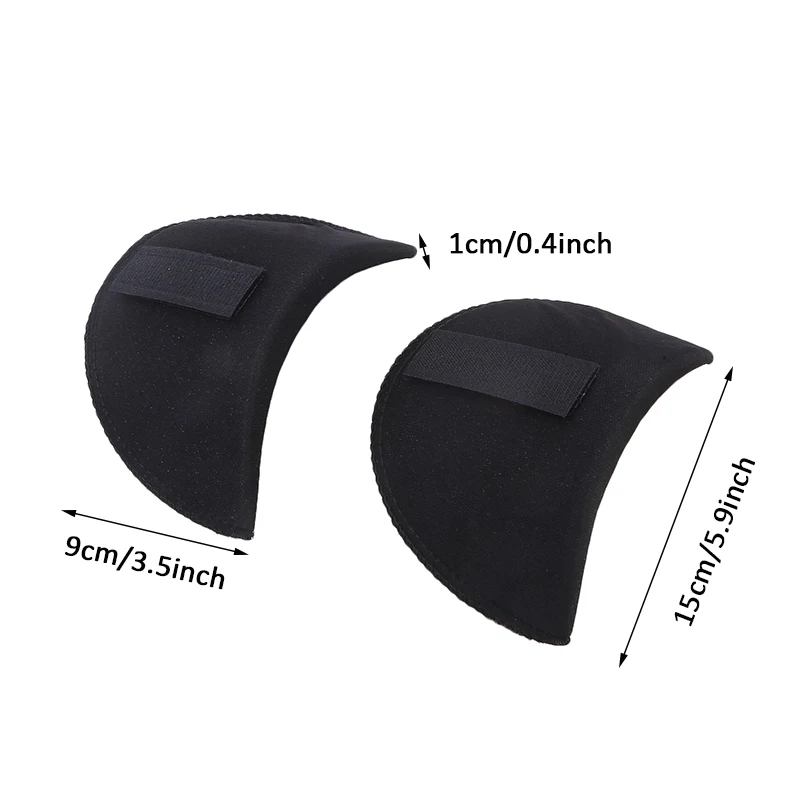 Shoulder Pads 1Pair Soft Padded Shoulder Padding Encryption Foam Shoulder Pads Blazer T-shirt Clothes Sewing Accessories