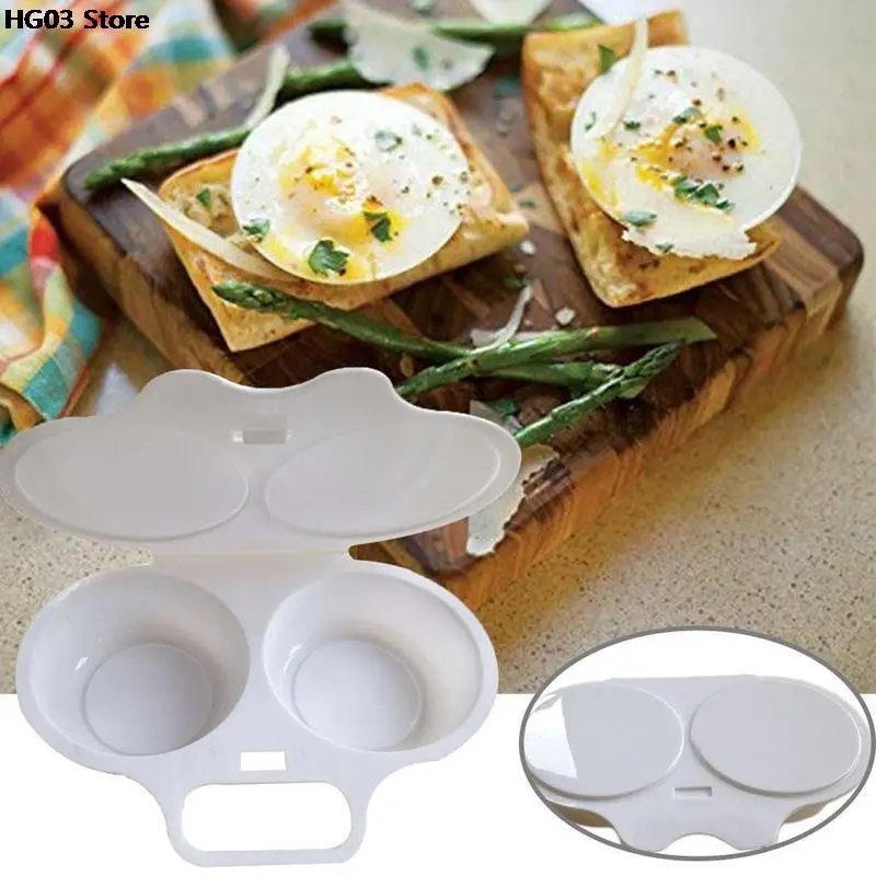 Home Kitchen Microwave Oven Round Shape Egg Steamer Cooking Mold Egg Poacher egg cooker egg boiler mold cup egg poacher silicone egg poacher steam egg rack