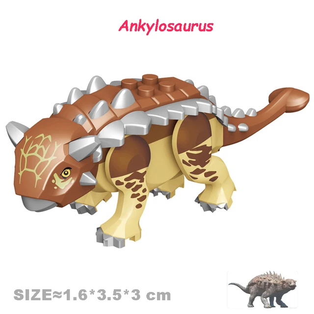 Assemble Educational Building Blocks Velociraptor Triceratops Jurassic World Dinosaurs Indominus T-Rex Model Toys For Boy Gifts 3