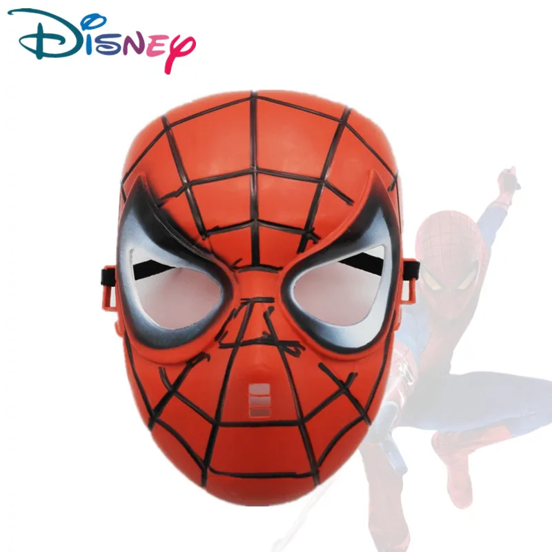 Figura Anime Marvel Spiderman Mask Hulk Cosplay Party Mask Avengers Iron Man Capitan America Halloween Pvc Modello Giocattoli Per Bambini