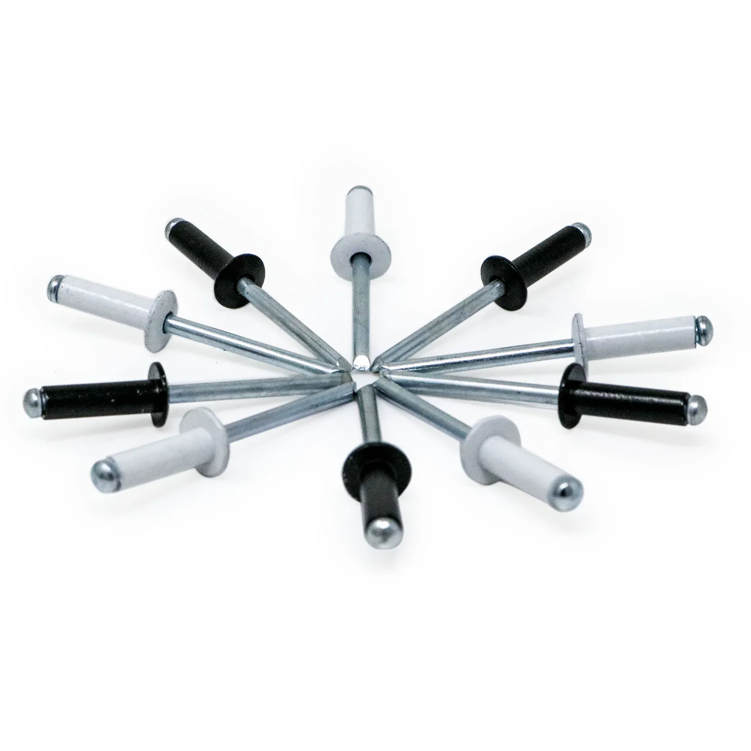 Rivets and Fasteners Rivets and Screws Black Aluminum Blind Rivets 50PCS 4.8 X 16mm Pop Rivets For Metal White Blind