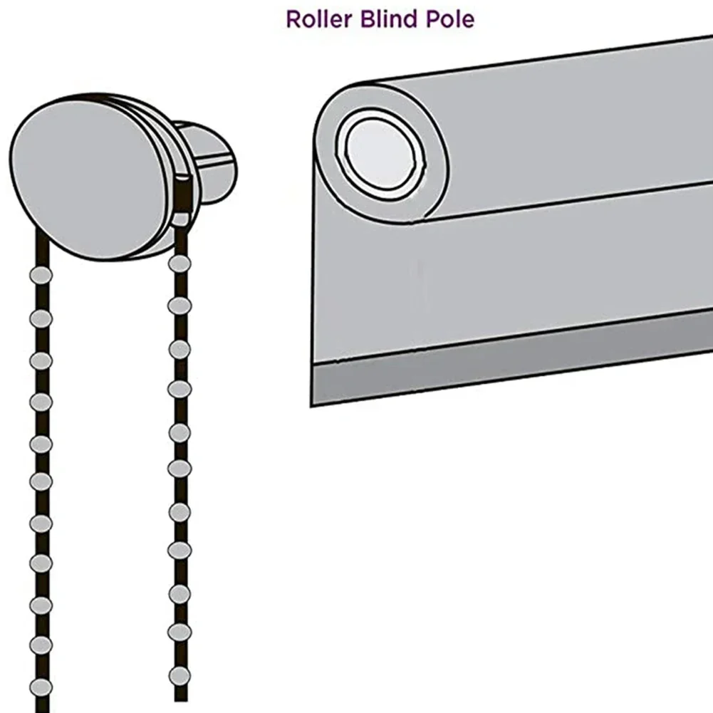 Kit Di Raccordi Per Tende A Rullo Da 25 Mm Con Staffe - Foto 10