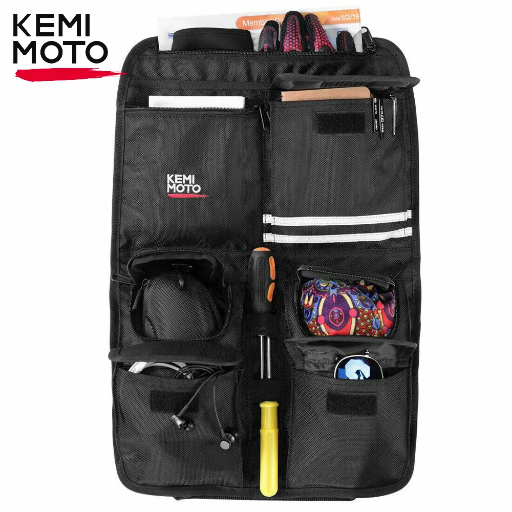 Per Road King Borse Da Sella Per Tour-Pak Organizer Pouch Road Glide Street Glide Per Electra Glide Touring Coperchio Organizer 1984-2013
