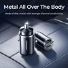 Joyroom Dual Ports Car Charger 30W Pull Ring USB Type-C Super Fast Charging Car Phone Charger Car Charging Accessories PD QC 3