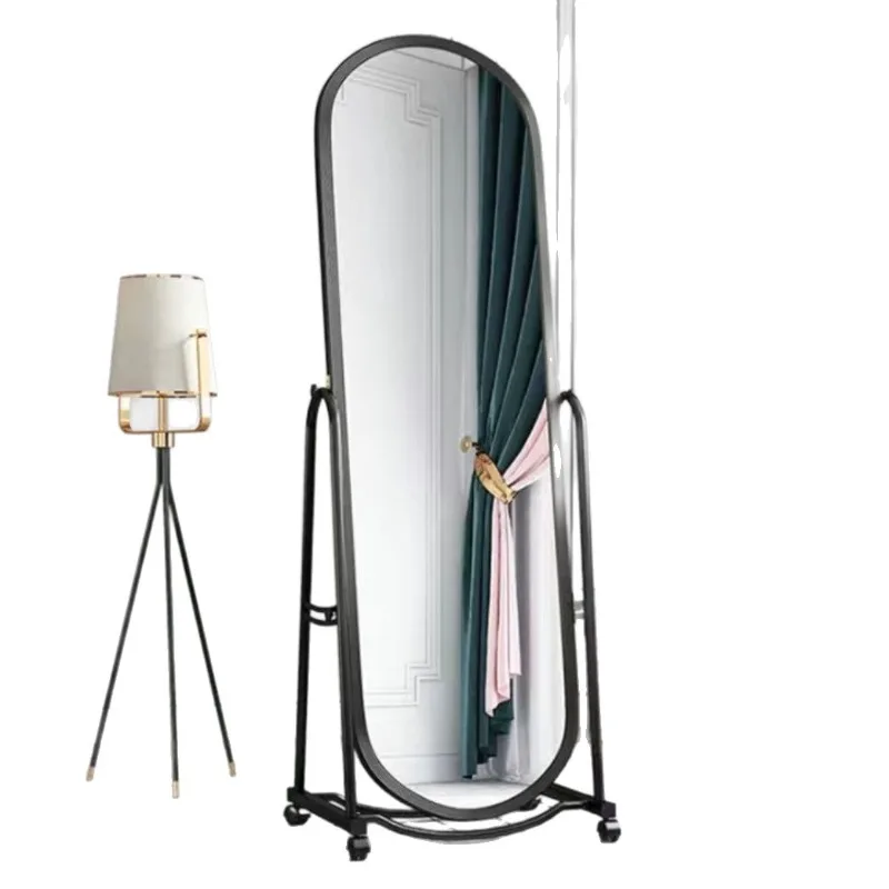 1.7m Oval Full-Length Floor Mirror 5