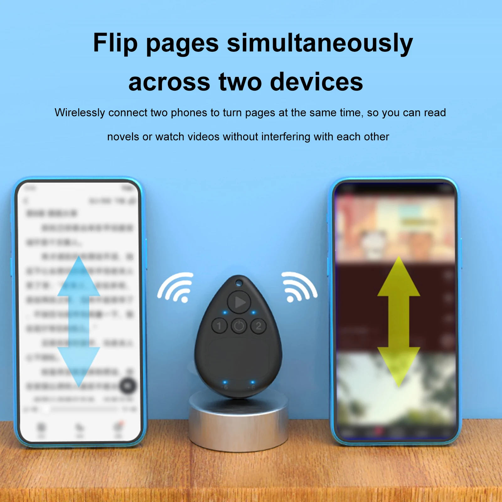 Wireless Hands-Free Auto Clicker with Adjustable Speed and Silent Operation