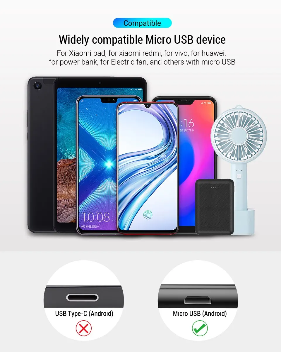 Sdd48d9841960453ca9806845ac4362f3A Micro USB Cable Fast Charging Cord For Samsung S7 Xiaomi Redmi Note 5 Pro Android Mobile Phone Micro USB Charger Mallzona