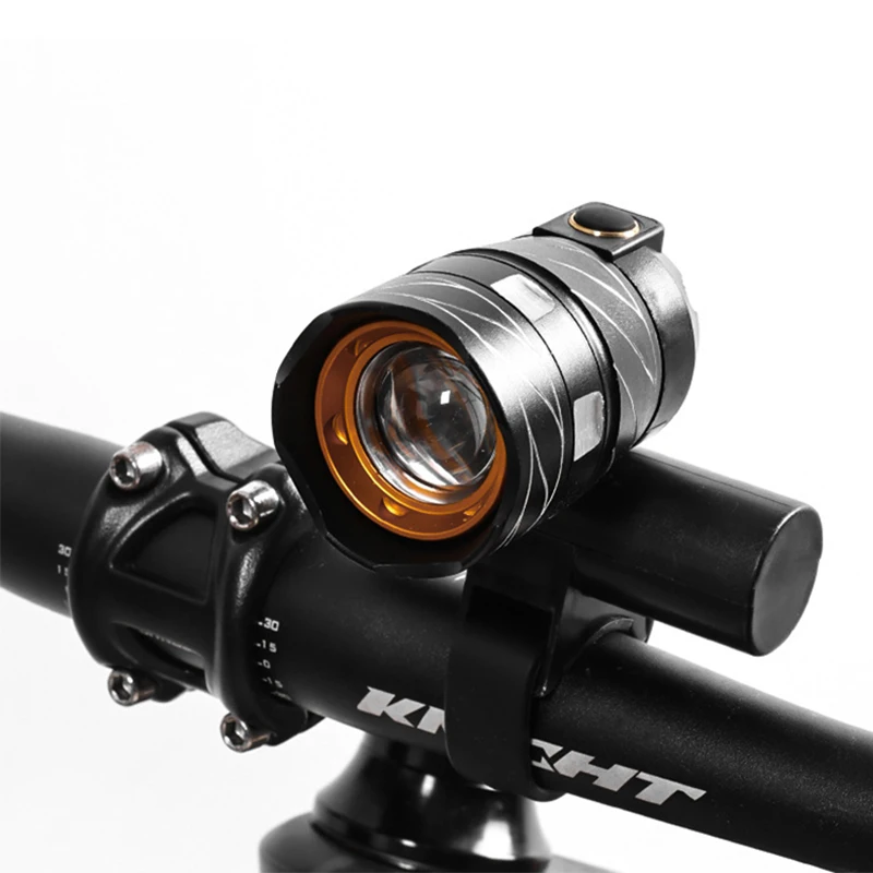 

Aluminum Alloy Bike Light Usb Rechargeable T6 Led Bicycle Front Cycling Outdoor Zoomabletorch Light Head Lamp