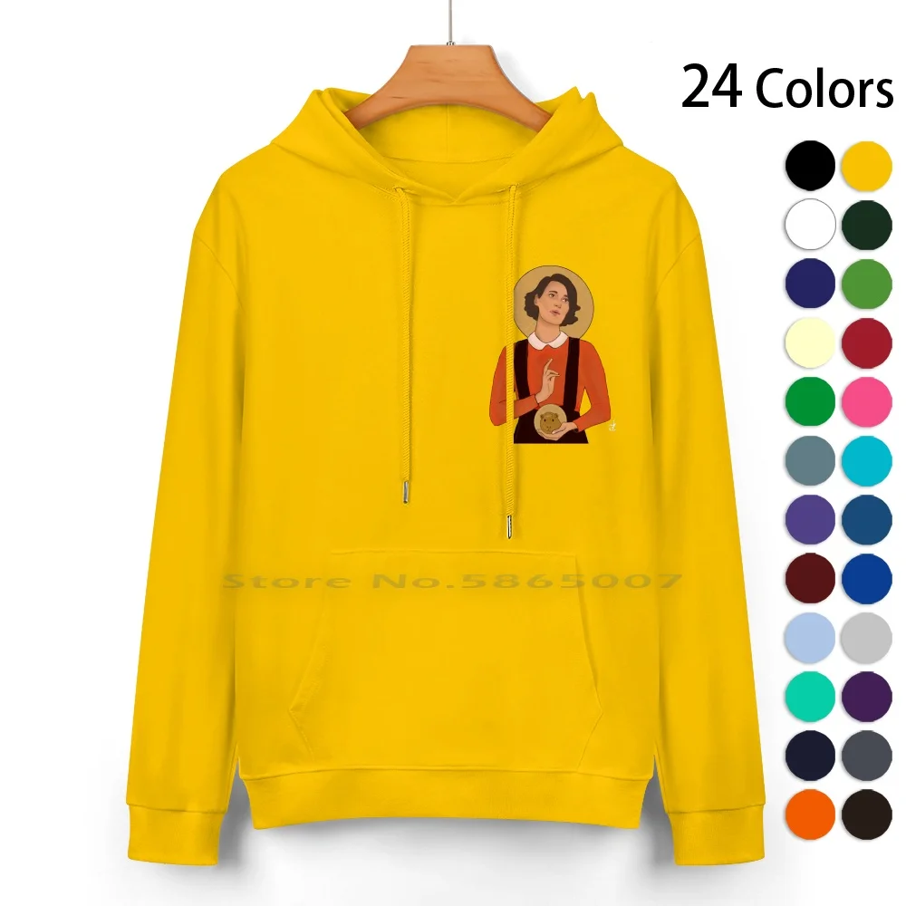 

Fleabag Pure Cotton Hoodie Sweater 24 Colors Fleabag Tv Show Actors Movies Phoebe Waller Bridge Cups 100% Cotton Hooded