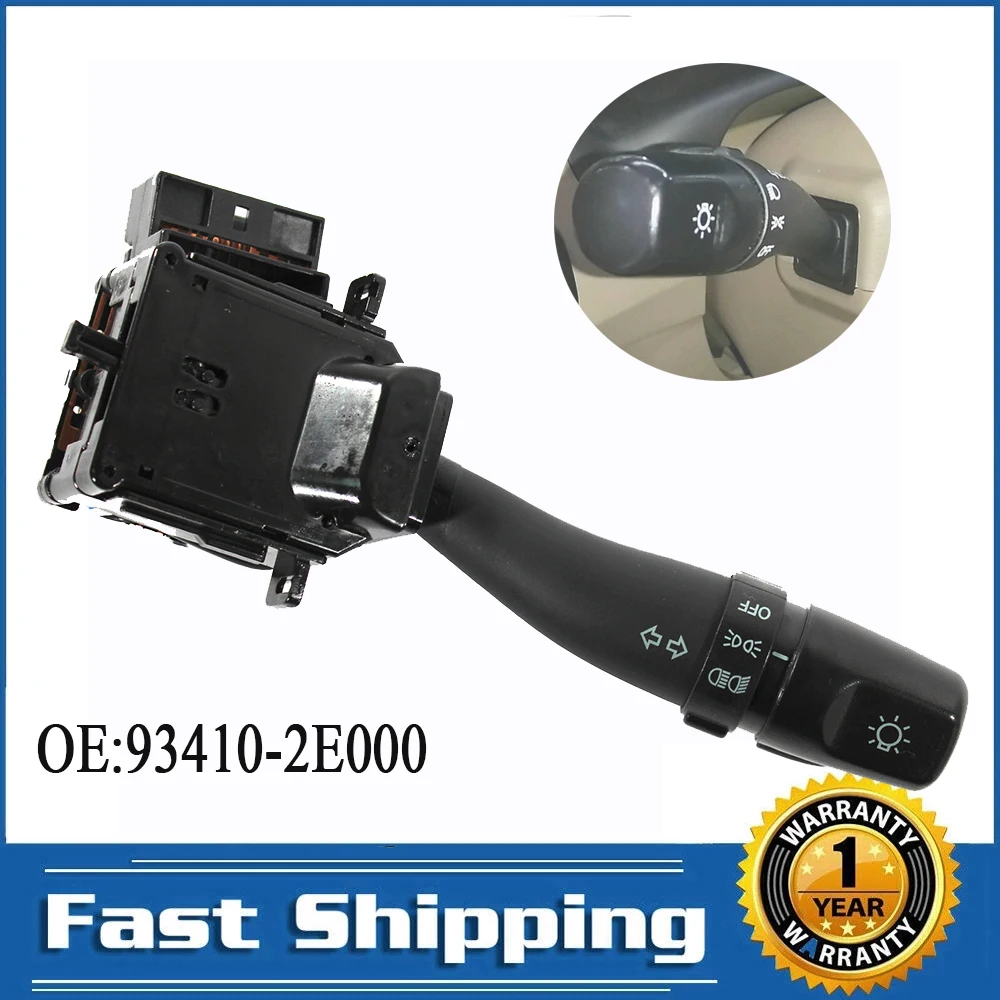 

Electric Turn Signal Headlight Arm Switch Assy Control for Hyundai Tucson 2004 2005 2006 Car Replacement Parts 93410-2E000