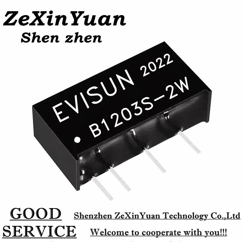 

1PCS NEW B1203S-2W B1205S-2W B1209S-2W B1212S-2W B1215S-2W B1224S-2W 12V TURN 3.3V 5V 9V 12V 24V SIP-4 2W Isolated power module