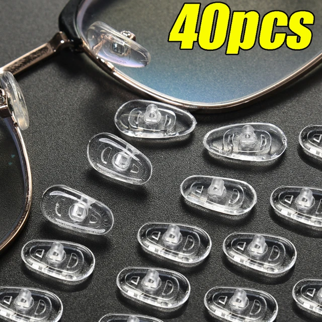 40pcs Espuma suave Almohadillas nasales Gafas autoadhesivas Eva Almohadillas  nasales Gafas antideslizantes Sin maquillaje Almohadillas nasales Gafas  gafas Nariz