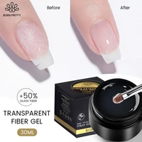BORN PRETTY 30ml Fiber Glass Extension Nail Gel Repair for Broken Thicken Thin Nails Manicure Fiberglass Repaired Nails 1
