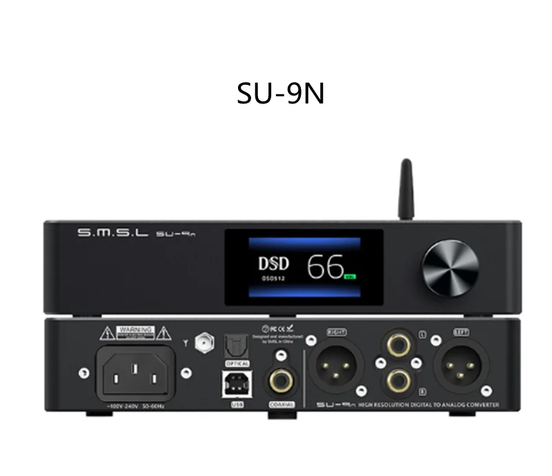 S.M.S.L SU-9n ES9038PRO XMOS XU208 Bluetooth 5.0 DSD512 RCA/XLR LDAC APTX/HD Decoder High Resolution Audio DAC送料無料 SU-9n
