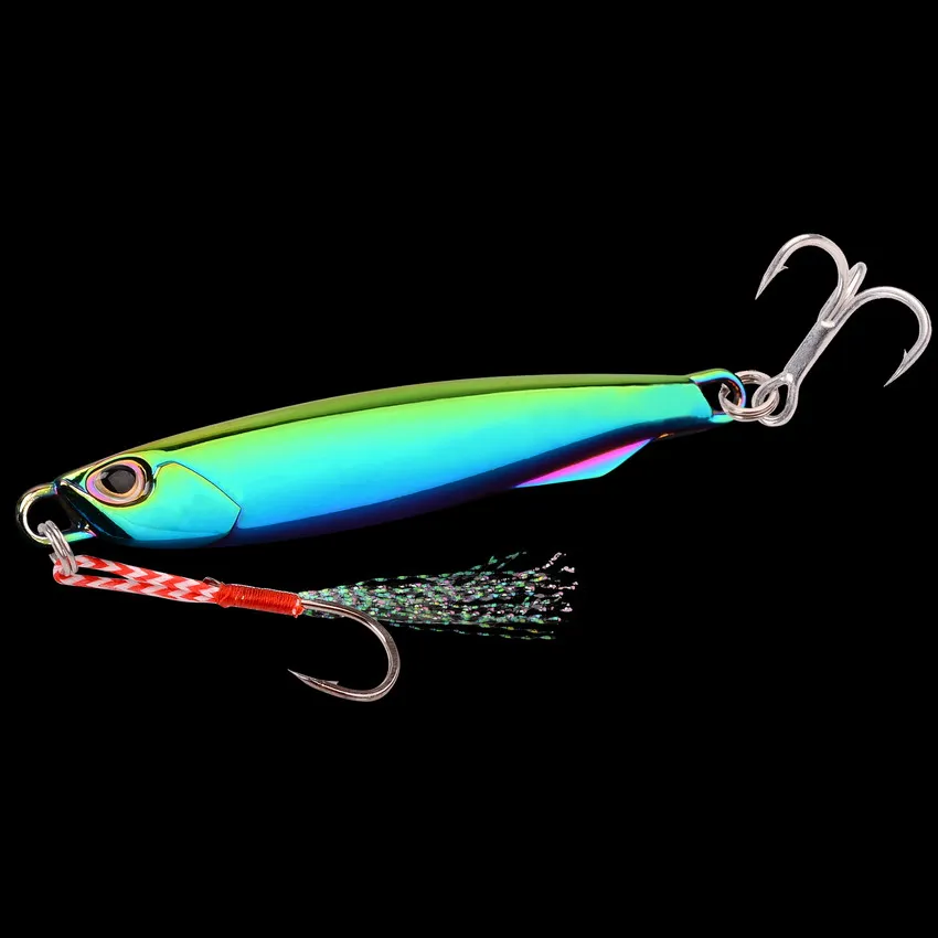1pcs Japanese Metal Lure Bait  Strong Fish Induction 7g-30g 40g 3 Color Metal Fishing Lure Zinc Alloy Long Bait Bionic Fake Bait