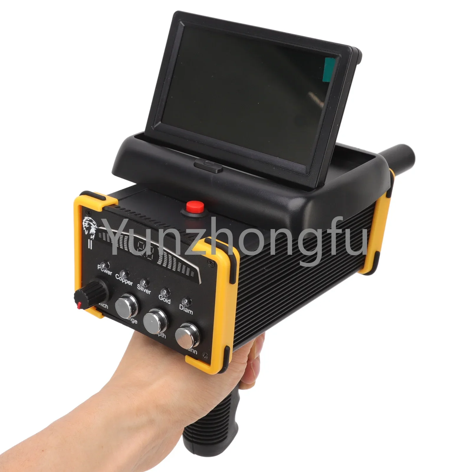 

30m Deep Metal Detector Folding Screen Gold Finder Metal Scanner Device 100‑240V Search Range 1000m GR9000