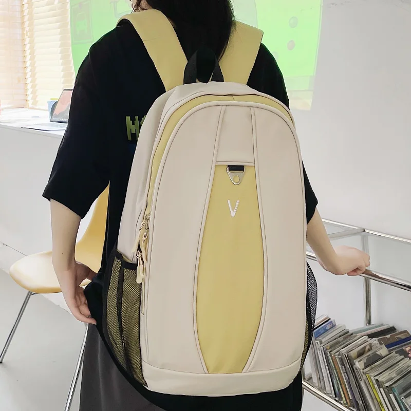 Girl Boy High Capacity New School Bag Trendy Lady Men Backpack Fashion Male Women Laptop College Backpack Female Travel Book Bag