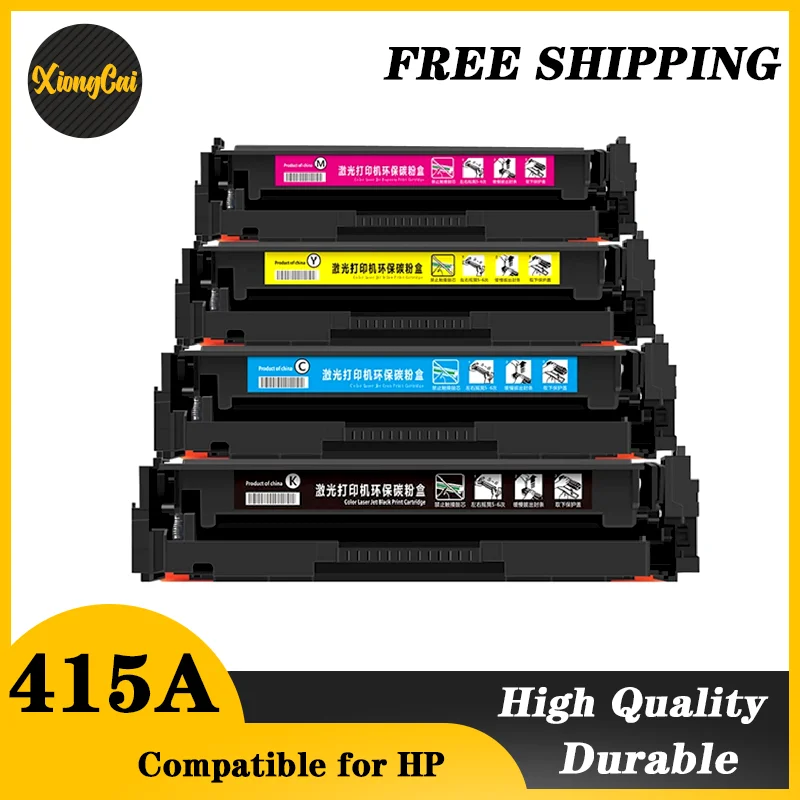 Compatível Cor Toner Cartucho com Chip hp 415a W2030a W2031a W2023a W2033a hp Cor Laserjet Pro Mfp M479 M454