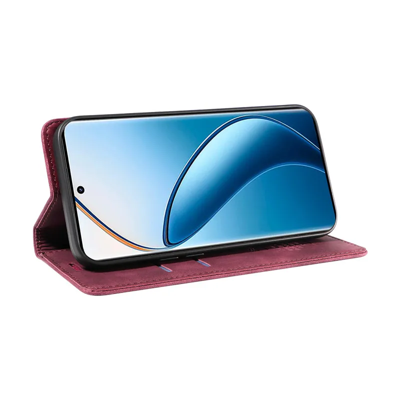 Enhanced Anti-Theft Wallet Flip Leather Phone Case with Card Holder