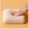 Estuche para borla marshmallow de maquillaje: Pack 3 pzas Transparente | Emoape