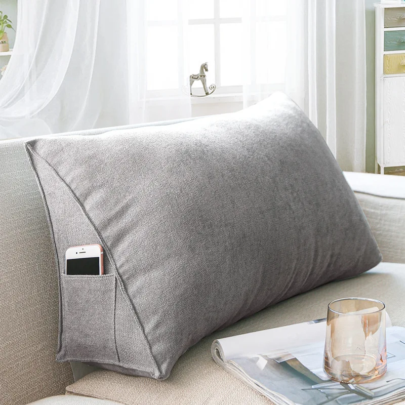 Soft Backrest Waist Stretcher Couch Pillows Cushions Home Decor Rectangular Sofa  Pillow Tatami Back Cushion - AliExpress