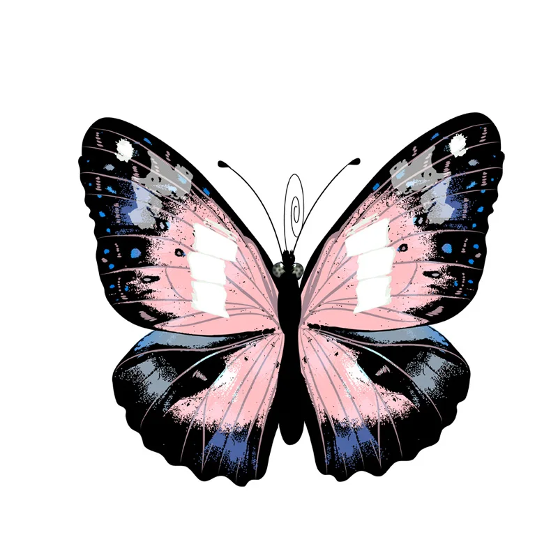 

Jpct interesting butterfly decals for decorating mountain bikes, motorcycles, helmets high quality waterproof stickers 14 * 12cm
