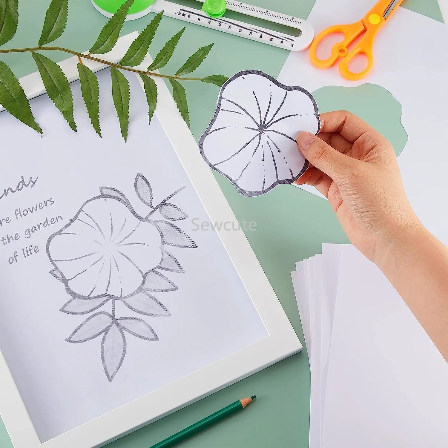 50 Masking Paper Stamping Colorful Crafty Nook