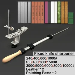 Professional Knife Sharpener with Diamond Honing Whetstone - Ship with 24h (Luxury Set)