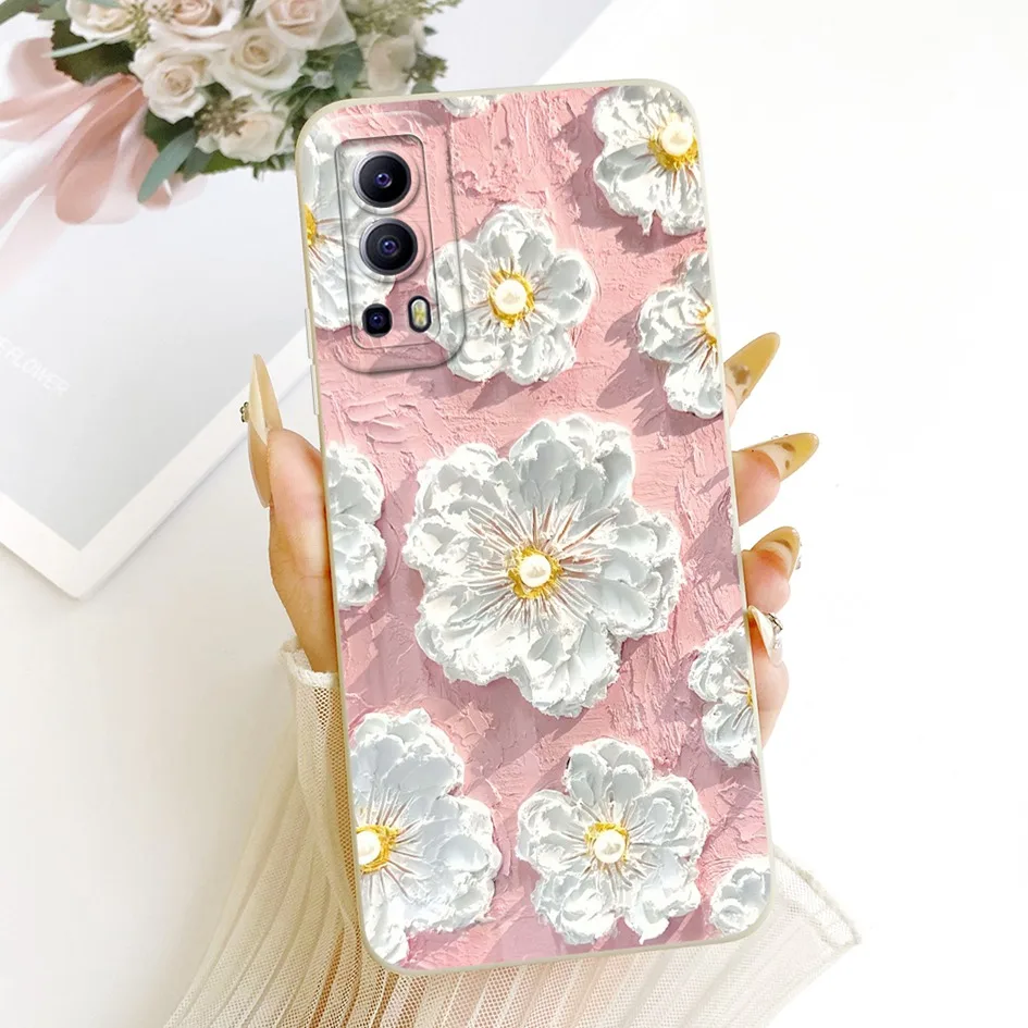 Floral TPU Soft Silicone Shockproof Bumper Case - New Fashion Design